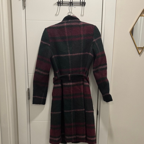 Ted Baker Fredye plaid Belted coat - Picture 9 of 12